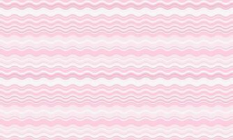 Elegant pastel pink and white wavy stripes seamless pattern. Perfect for feminine designs, websites, backgrounds, and textiles. Evokes feelings of softness, calmness, and gentle movement. vector