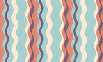 Abstract wavy stripes pattern in calming pastel colors. Perfect for website backgrounds, textile prints, or social media graphics. Evokes a sense of fluidity and gentle movement. vector