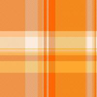 Vibrant orange and cream plaid pattern. Perfect for textile design, autumnal themes, or adding a cheerful, textured background to your projects. vector