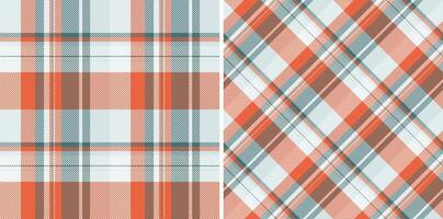Elegant tartan patterns. Two seamless plaid textures, creating stylish backgrounds. Perfect for fabric design, textiles, or graphic projects needing a classic touch. vector