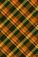 Vibrant autumnal plaid pattern in warm, earthy tones. Perfect for fallthemed designs, textile prints, website backgrounds, or crafting projects. vector