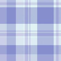 Soft pastel plaid pattern in calming blue and white hues. Perfect for textile design, backgrounds, or website elements. Evokes a sense of serenity and understated elegance. vector