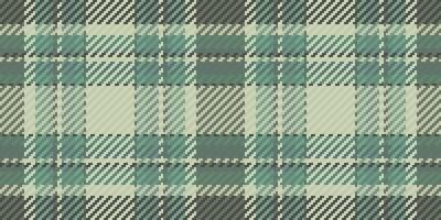 Subtle sage green and beige plaid pattern. Perfect for textile design, website backgrounds, or fashion projects. Evokes a feeling of calm and sophistication. Versatile and timeless design. vector