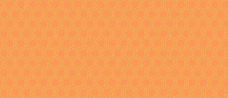 Abstract orange honeycomb pattern. Subtle geometric texture ideal for backgrounds, website designs, or print projects. Evokes feelings of warmth, order, and efficiency. vector