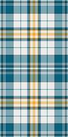 Seamless teal, white, and gold plaid pattern. Perfect for textile design, website backgrounds, or fashion projects. This vibrant yet classic pattern evokes feelings of warmth and style. vector