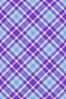 Website texture plaid , relax fabric pattern textile. Industrial seamless tartan background check in violet and white colors. vector