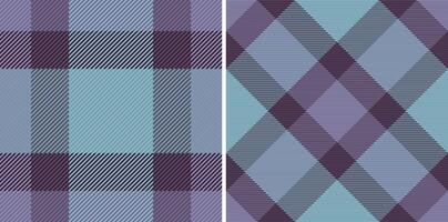 Elegant pastel plaid patterns in two variations classic checks and a stylish diagonal weave. Perfect for textile design, fashion, website backgrounds, and stationery. vector