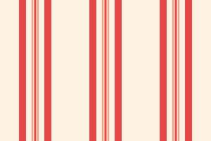 Classic red and cream striped pattern. Versatile background for graphic design, web projects, or textile design. Timeless style for vintage or modern aesthetics. vector