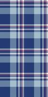 Folk pattern texture check, new year background textile . Multicultural seamless plaid tartan fabric in blue and pastel colors. vector