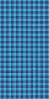 Vibrant teal and navy blue gingham pattern. Perfect for backgrounds, textiles, or website design. Clean, simple, and versatile check design evokes feelings of freshness and style. vector