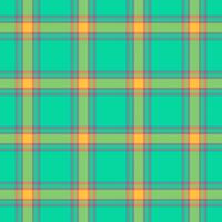 Vibrant plaid pattern. Seamless texture of colorful stripes and squares, ideal for backgrounds, textiles, or graphic design projects. Playful eyecatching. vector