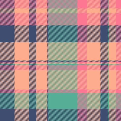 Vibrant pastel plaid pattern. Perfect for textile designs, website backgrounds, or fashion illustrations. This cheerful, intersecting lines create a modern, stylish texture.