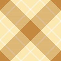 Elegant cream and brown diagonal plaid pattern. Perfect for textile design, autumnal branding, or sophisticated website backgrounds. vector
