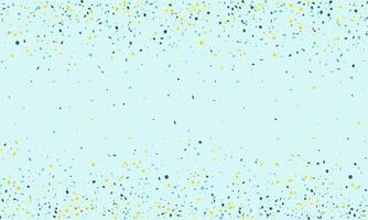 Delightful pastel confetti scatter on a soft blue background. Perfect for celebratory designs, invitations, websites, or as a playful texture overlay. vector