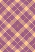 Elegant mauve and peach plaid pattern. Perfect for textile design, wrapping paper, or website backgrounds. Subtle texture adds visual interest. vector