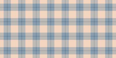 Production background tartan, celebrate pattern plaid texture. Square seamless fabric check textile in pastel and grey colors. vector