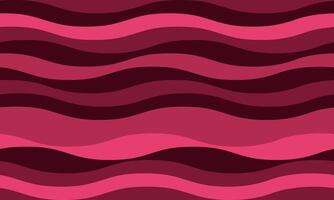 Abstract wavy stripes in shades of pink and maroon create a dynamic, seamless pattern. Perfect for backgrounds, textiles, or website design, this image evokes feelings of movement and energy. vector