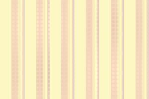 Bed textile texture, serene stripe pattern fabric. Sritain vertical seamless lines background in light and peach puff colors. vector