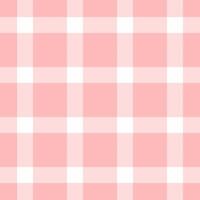 Front textile seamless, canvas plaid texture check. Drapery fabric background tartan pattern in light and white colors. vector
