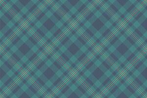 Elegant teal and gray plaid pattern. Perfect for textile design, website backgrounds, or fashion projects. vector