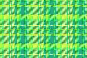Trousers pattern seamless plaid, front tartan textile check. Content texture background fabric in green and teal colors. vector