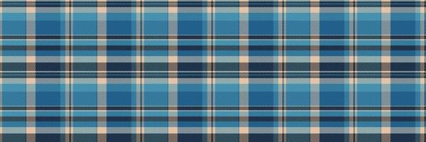 Tone tartan plaid fabric, color texture textile. Stripe pattern check seamless background in cyan and light colors. vector