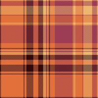 Warm, textured plaid pattern. Earthy tones create a cozy, vintage feel. Ideal for backgrounds, apparel, design projects needing rustic charm. Versatile. vector
