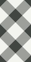 Sleek monochrome buffalo plaid pattern. Perfect for modern design projects, textiles, or digital backgrounds. The subtle texture adds visual interest. Use for branding, website design, or fashion. vector