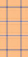 Subtle peach and periwinkle plaid pattern. Perfect for textile design, website backgrounds, or crafting projects. Evokes feelings of warmth, comfort, and understated elegance. vector