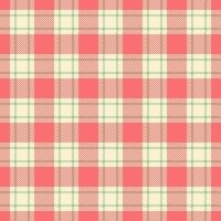 Turkish seamless pattern textile, buffalo plaid check tartan. Asymmetric background texture fabric in light and red colors. vector