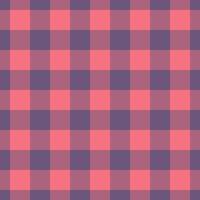 Window fabric background plaid, multi seamless texture tartan. Teenager check pattern textile in violet and red colors. vector