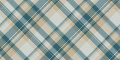 Seamless tartan pattern. Classic textile design with muted blues and beige. Great for backgrounds, fabrics, or digital papers. Stylish and versatile. vector