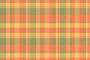 Warmtoned plaid pattern. A classic fabric design with intersecting stripes, creating a versatile background. Ideal for textiles, wallpaper, or digital projects. vector