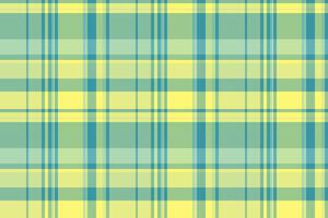 Deluxe plaid tartan fabric, expensive textile background seamless. Masculine pattern check texture in pastel and lime colors. vector