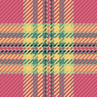 Vibrant pastel plaid pattern. Perfect for textile design, fashion, or website backgrounds. This cheerful, symmetrical design evokes warmth and comfort. vector