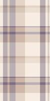 Subtle neutral plaid pattern in beige and mauve tones. Perfect for textile design, website backgrounds, or crafting projects. vector