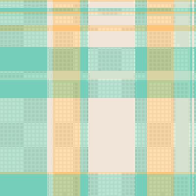 Pastel plaid pattern. Soft teal, peach, and cream hues create a calming, versatile design perfect for textiles, website backgrounds, or stationery. Evokes feelings of serenity and freshness.