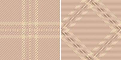 Elegant neutral plaid patterns, perfect for textile design, fashion, or website backgrounds. Subtle yet sophisticated textures evoke feelings of warmth and comfort. vector