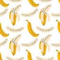 Cute summer seamless pattern with exotic fruits, fresh sliced . Hand drawn citrus fabric print wallpaper texture, juicy tropical fruit patterns . vector
