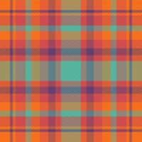 Vibrant autumnal plaid pattern. Perfect for textile design, website backgrounds, or fashion projects. This seamless texture offers a warm and inviting aesthetic, ideal for fallthemed projects. vector