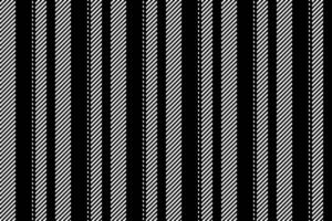 Tide textile texture , tile pattern seamless background. Pebsite fabric lines vertical stripe in black and white colors. vector