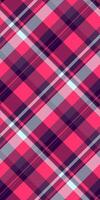 Oktoberfest tartan check pattern, grungy texture textile plaid. Craft background fabric seamless in red and dark colors. vector
