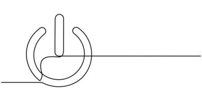 continuous one line drawing, Realistic switch toggle buttons vector