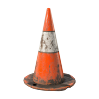 traffic cone on a transparent background png