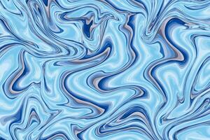 Blue Digital Acrylic Color Swirl Or Similar Marble Twist Texture Background vector