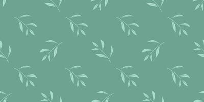 Natural minimalist print with foliage vector