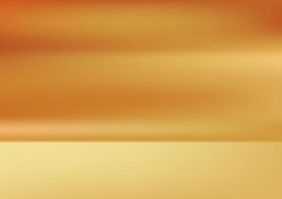 Empty orange and yellow studio background. Empty room with light effect. Space for selling products on the website. illustration.