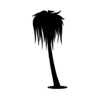 Palm tree tropical summer icon illustration design vector