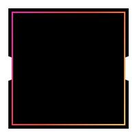 Colorful square gradient background. Square background. Social media template illustration. vector
