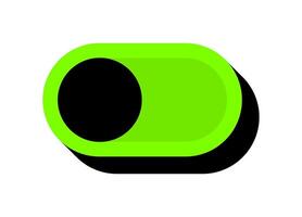 ON OFF toggles switch buttons. Modern web and mobile app switch button interface elements. Setting toggle icons design. vector